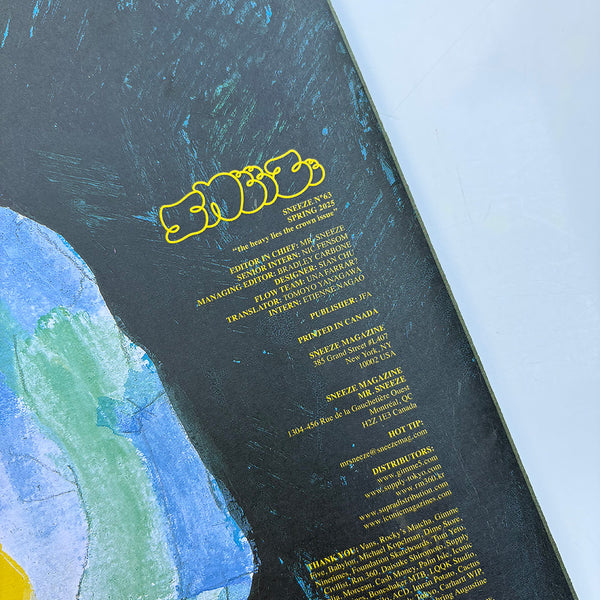 SNEEZE MAGAZINE N° 63 SPRING 2025
