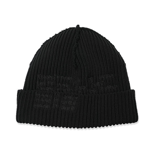 garbage Inside Out Cuff Beanie