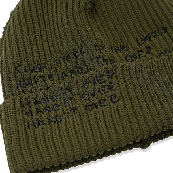 garbage Inside Out Cuff Beanie