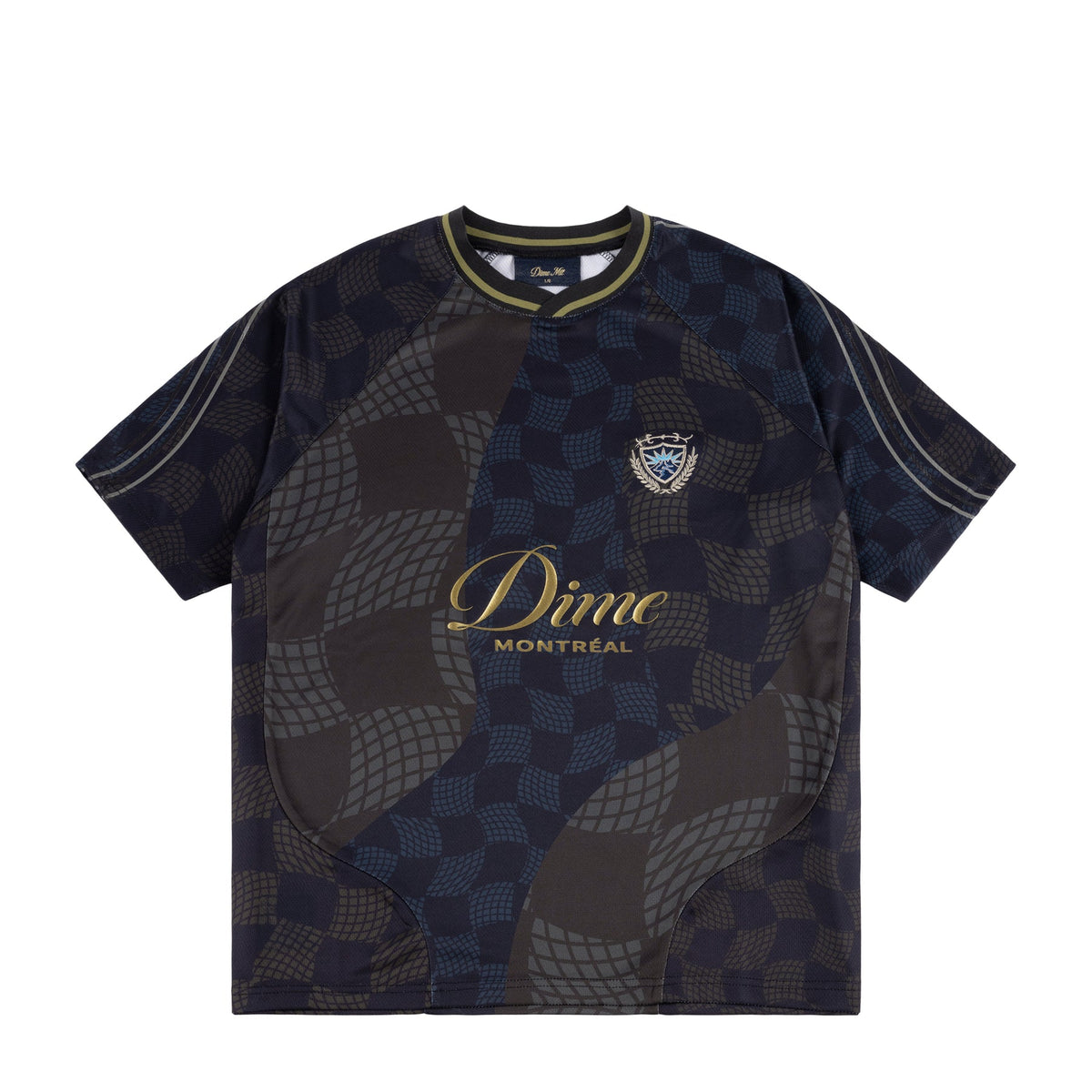DIME オフホワイト＆グレー Checkered  ジャージー 252841M213024_1.jpg