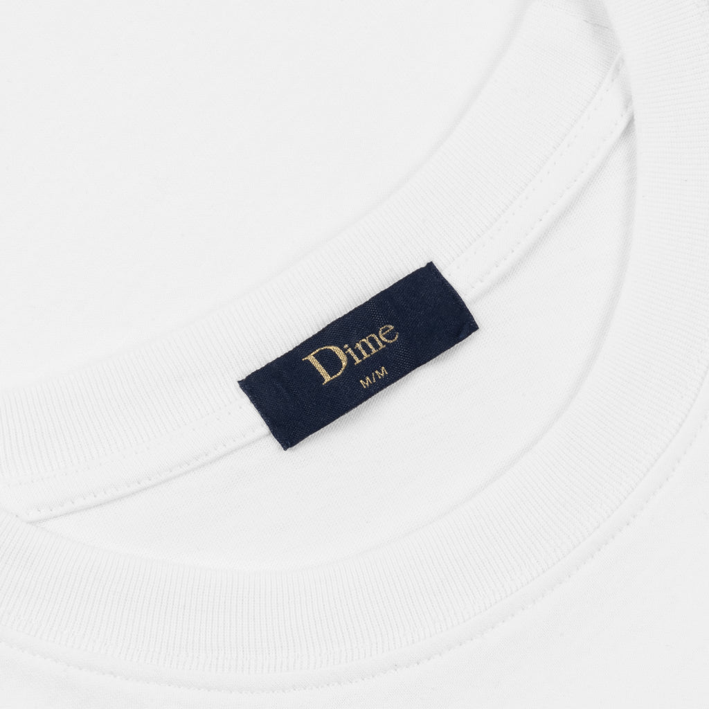 【断捨離】Dime ホワイト Tシャツ/ 男女兼用/L ワイドシルエットポケットTシャツ(WHITE) | Fukuyamaya