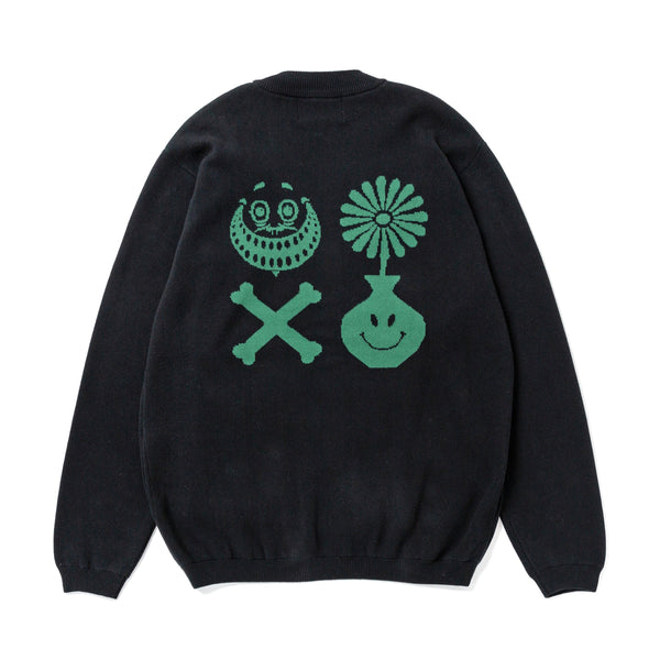 RUTSUBO Daily Motifs Cotton Cardigan (RUTSUBO×yoshi47 )