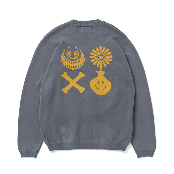 RUTSUBO Daily Motifs Cotton Cardigan (RUTSUBO×yoshi47 )