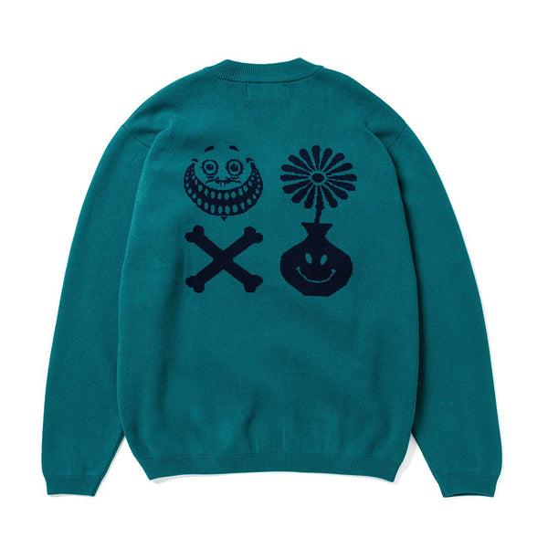 RUTSUBO Daily Motifs Cotton Cardigan (RUTSUBO×yoshi47 )