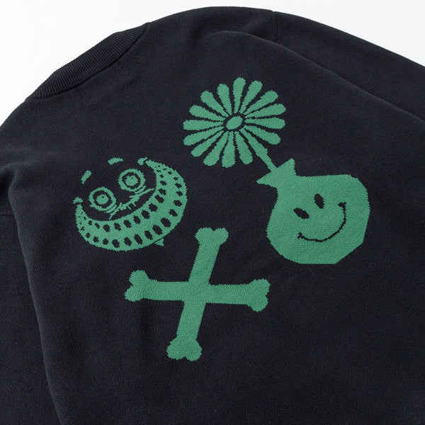 RUTSUBO Daily Motifs Cotton Cardigan (RUTSUBO×yoshi47 )