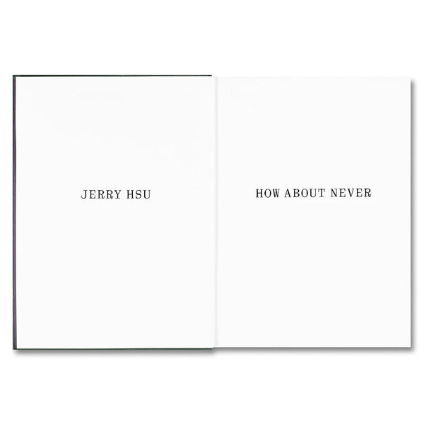 HOW ABOUT NEVER by Jerry Hsu