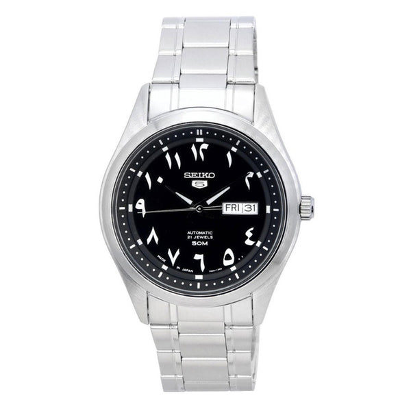 SEIKO 5 AUTOMATIC 42mm Black Arabic Dial Watch