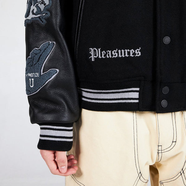 PLEASURES × N.E.R.D Varsity Jacket