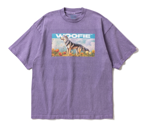 SAYHELLO × Woofie Pigment Wide Wolf S/S Tee