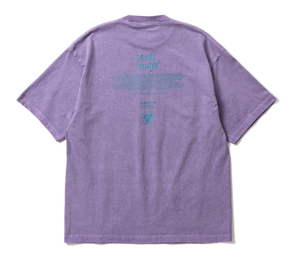 SAYHELLO × Woofie Pigment Wide Wolf S/S Tee