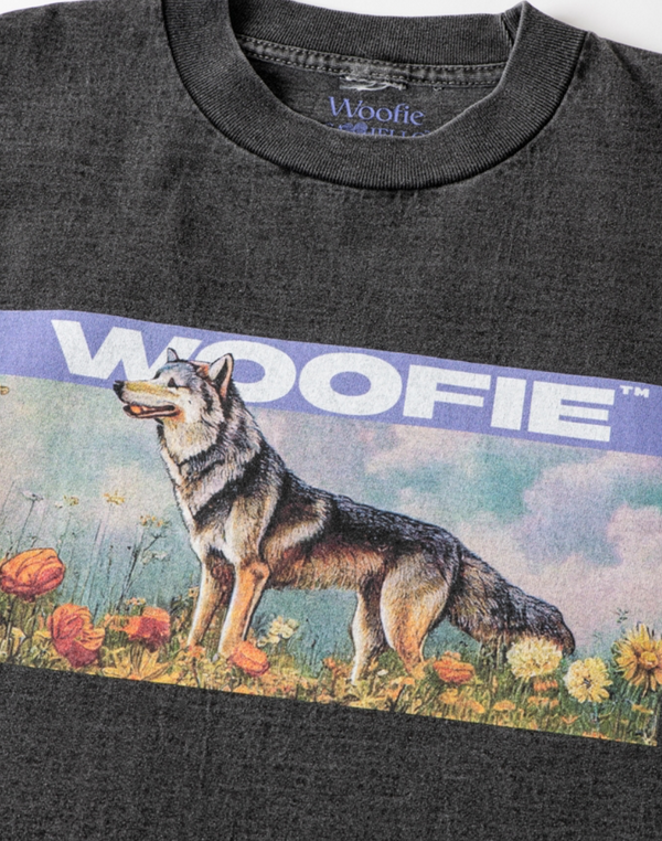 SAYHELLO × Woofie Pigment Wide Wolf S/S Tee