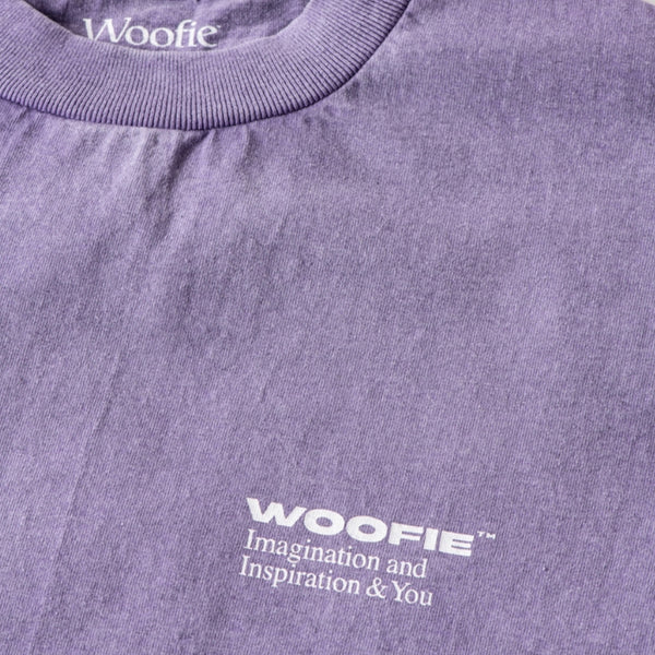 SAYHELLO × Woofie Pigment The Stroke L/S Tee