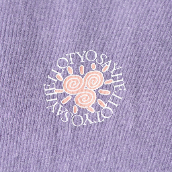 SAYHELLO × Woofie Pigment The Stroke L/S Tee