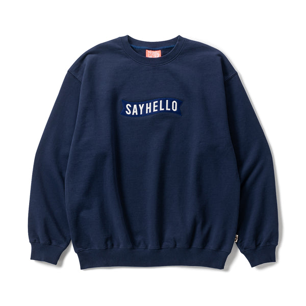 SAYHELLO Basic Logo Patch Crew