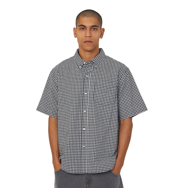HUF 89 Micro Gingham Oxford S/S Shirt