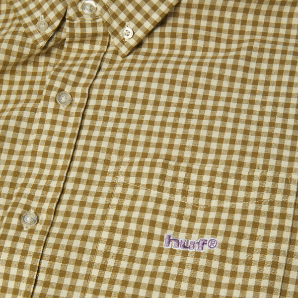HUF 89 Micro Gingham Oxford S/S Shirt