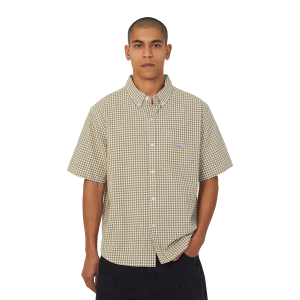 HUF 89 Micro Gingham Oxford S/S Shirt