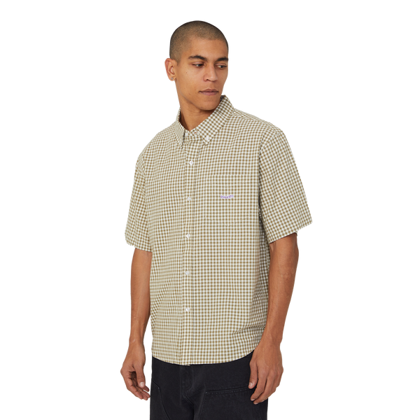 HUF 89 Micro Gingham Oxford S/S Shirt