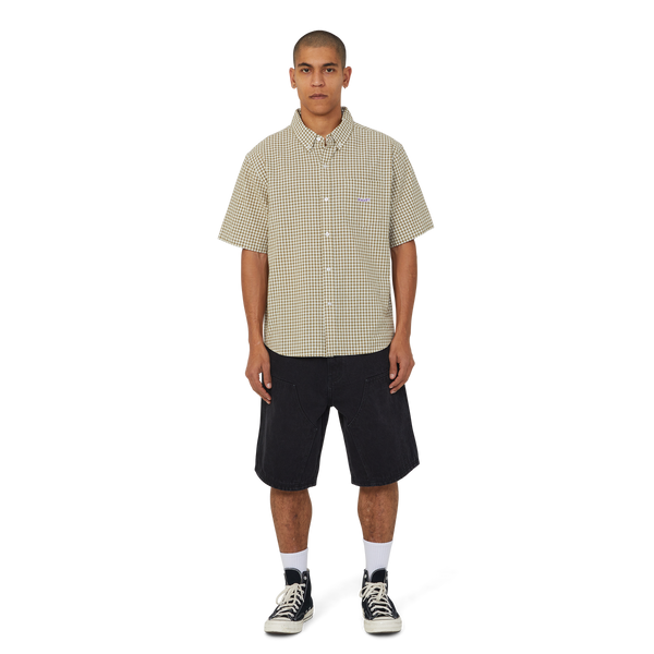 HUF 89 Micro Gingham Oxford S/S Shirt