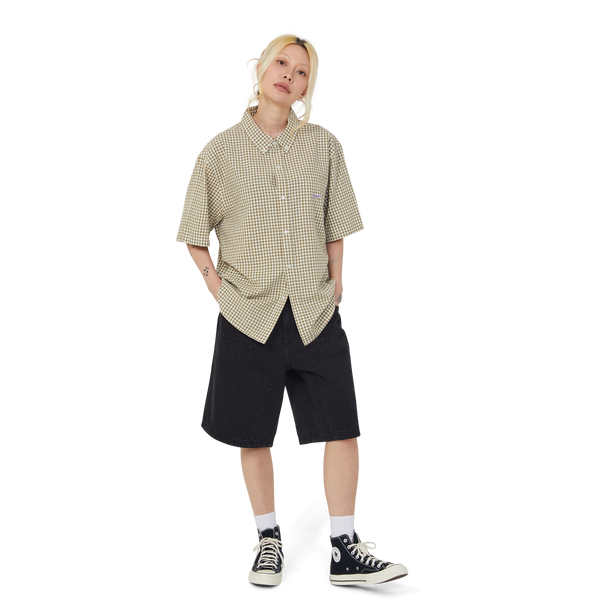 HUF 89 Micro Gingham Oxford S/S Shirt