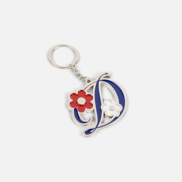 Dime Oversized Floral Keychain