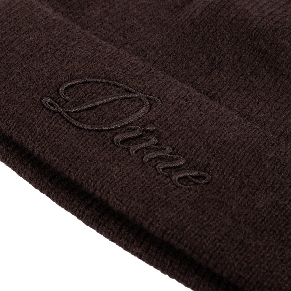 Dime Cursive Wool Fold Beanie