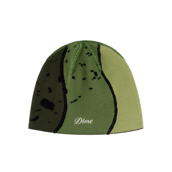 Dime Reverse Stitch Skully Beanie