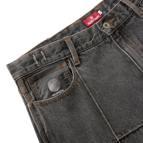 HELLRAZOR Block Baggie Denim