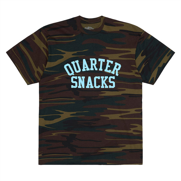 QUARTERSNACKS Camo Arch S/S Tee
