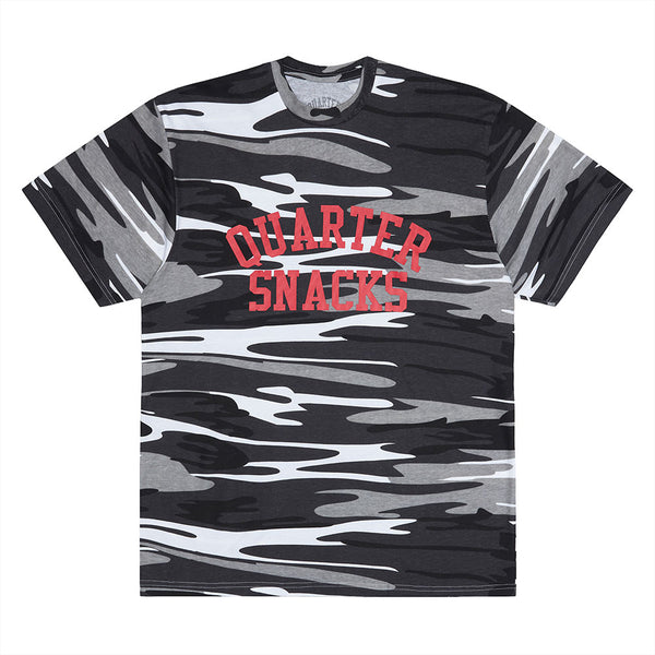 QUARTERSNACKS Camo Arch S/S Tee