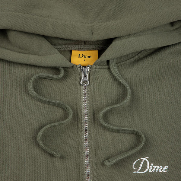 Dime Cursive Zip Hoodie