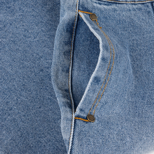 Dime Pleated Denim Shorts