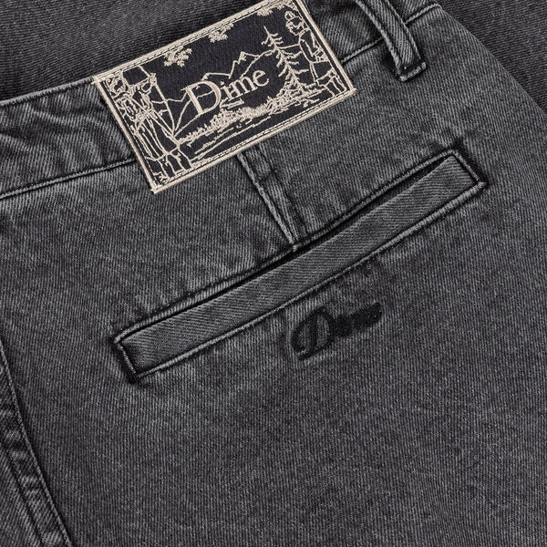 Dime Pleated Denim Shorts