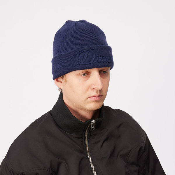 Dime Cursive Fold Beanie