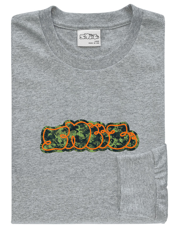 SNEEZE MAGAZINE Camo Logo L/S Tee