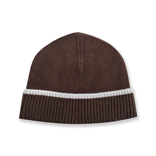 SNEEZE MAGAZINE Contrast Stripe Wool Beanie