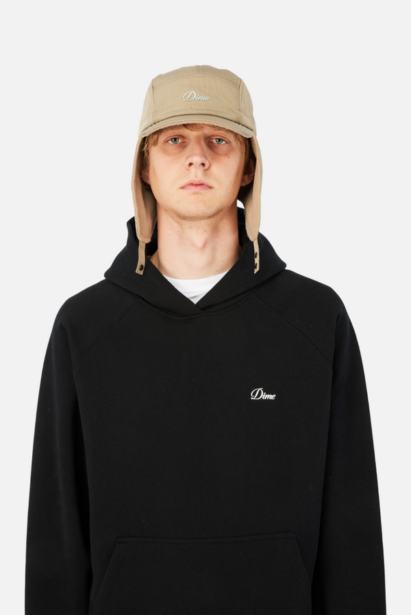 Dime Cursive Earflap Cap
