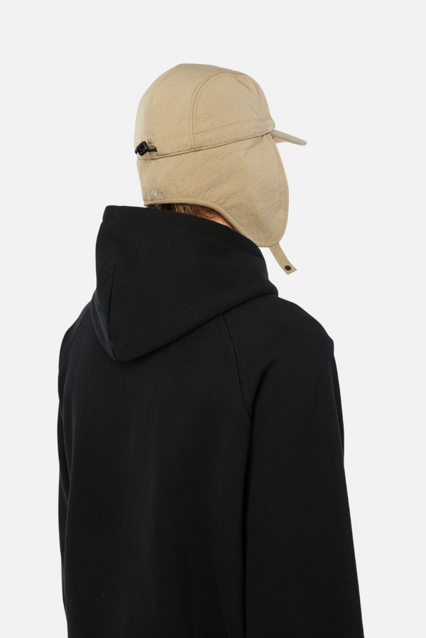 Dime Cursive Earflap Cap