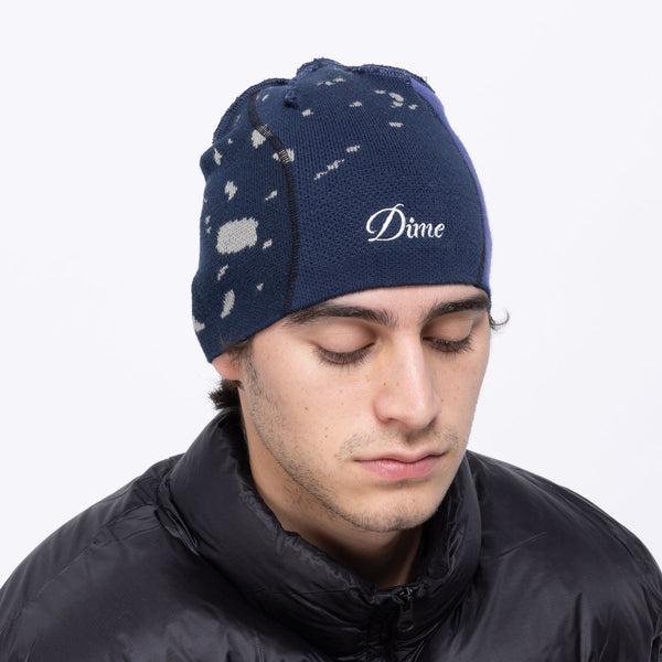 Dime Reverse Stitch Skully Beanie