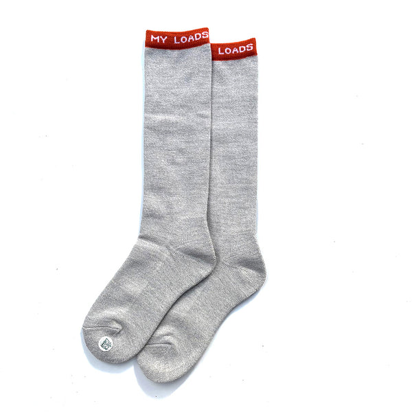 MY LOADS ARE LIGHT Merino Wool High Length Socks