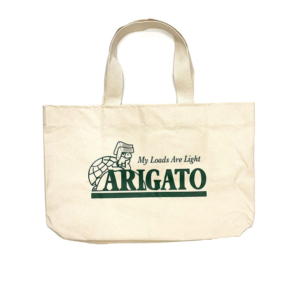 MY LOADS ARE LIGHT Canvas Tote Bag "ARIGATO"