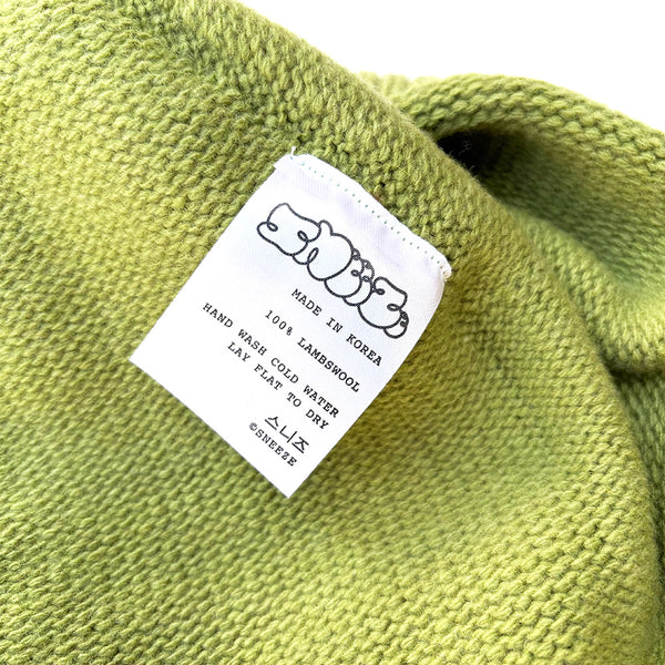 SNEEZE MAGAZINE Contrast Stripe Wool Beanie