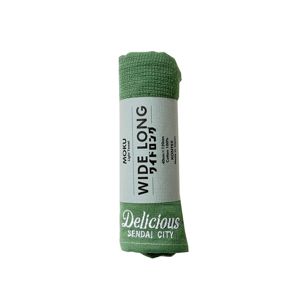 Delicious Embroidery Logo Towel (MOKU WIDE LONG)