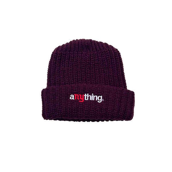 aNYthing Classic Logo Beanie