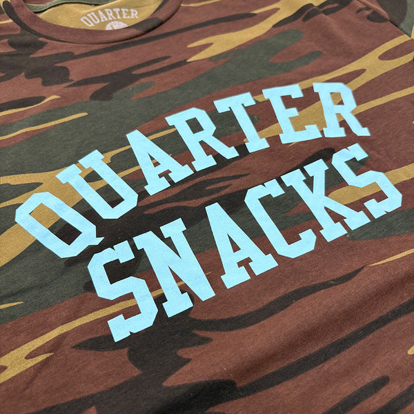 QUARTERSNACKS Camo Arch S/S Tee