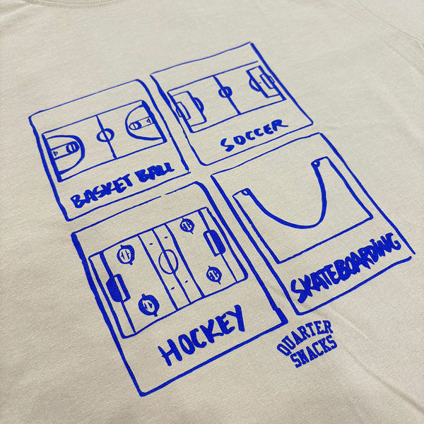 QUARTERSNACKS Sports S/S Tee