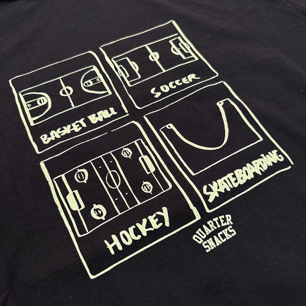 QUARTERSNACKS Sports S/S Tee