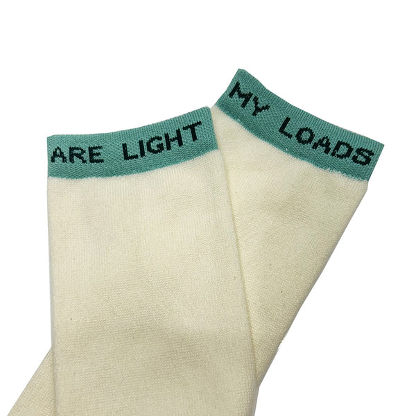 MY LOADS ARE LIGHT Simple High Socks