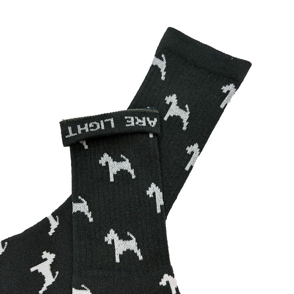 MY LOADS ARE LIGHT Little Dog "T" Socks