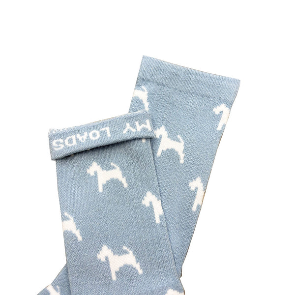 MY LOADS ARE LIGHT Little Dog "T" Socks